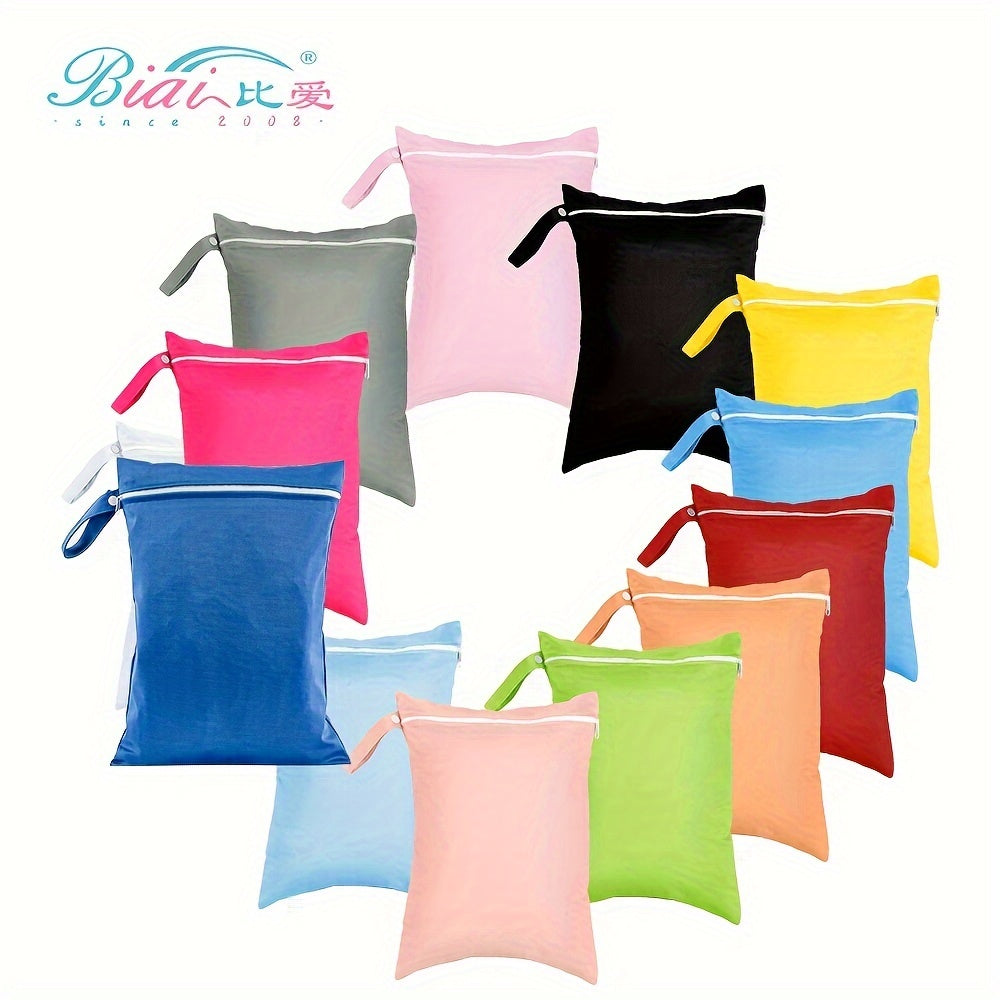 Waterproof Travel Storage Bag Zippered Pouch for Diapers and Accessories 30cm x 40cm