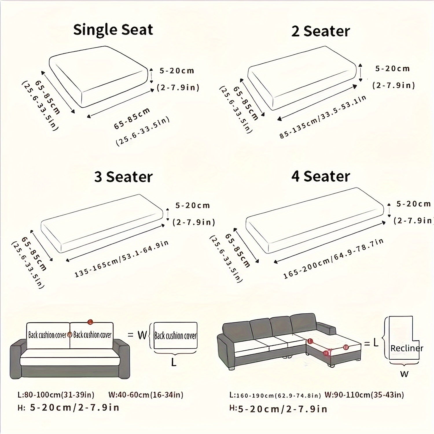 Современный серый чехол для подушки дивана с эластичной посадкой и мягкой текстурированной тканью. Машинная стирка для повышения комфорта в гостиной.