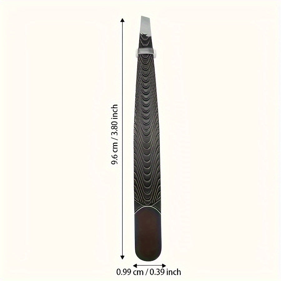 Women's Stainless Steel Tweezers for Eyebrows and Lashes Hypoallergenic