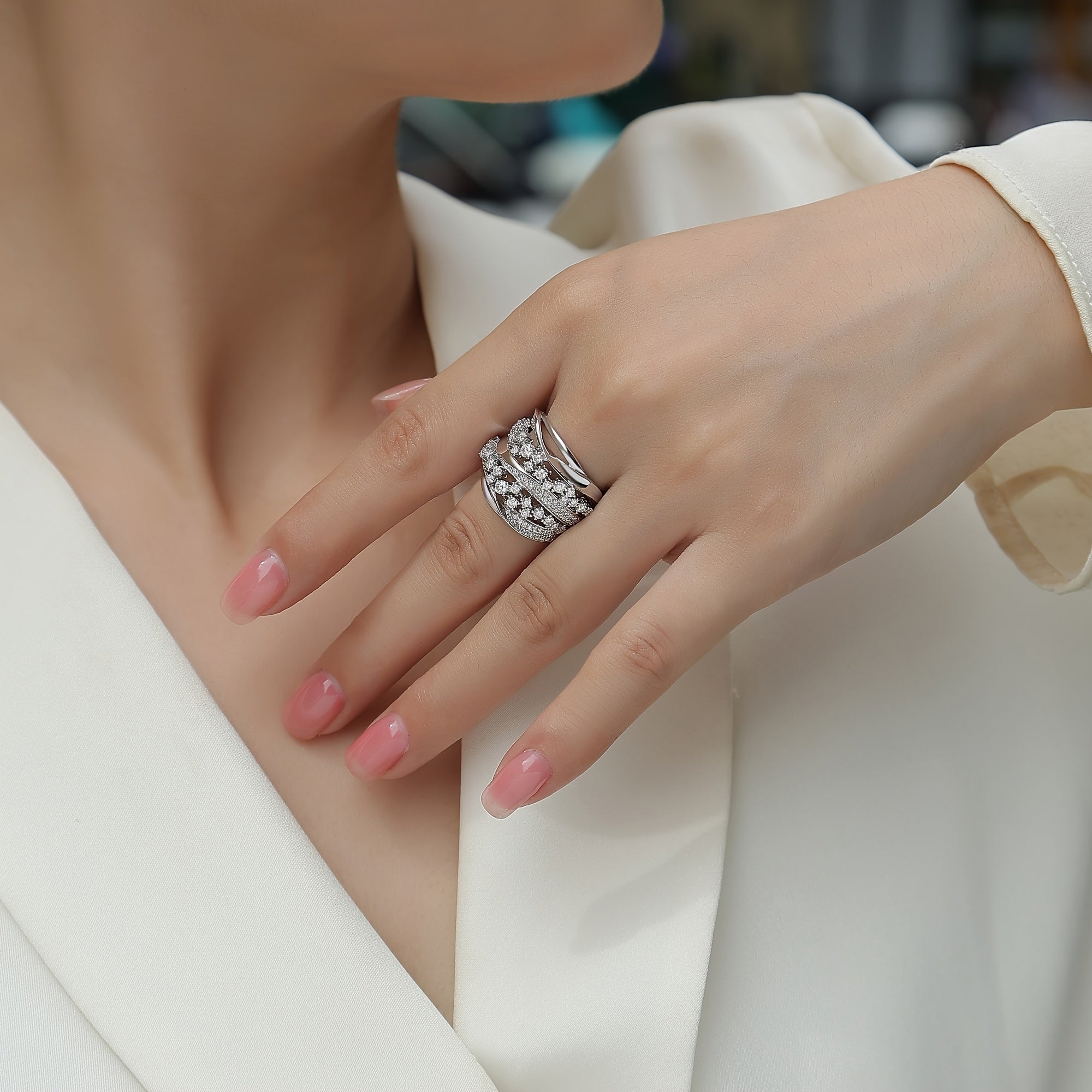 Кольцо из стерлингового серебра с моссанитом и бриллиантом, покрытое 18K золотом, унисекс, обручальные украшения