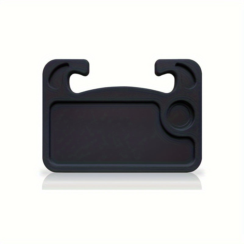 Универсальный автомобильный поднос на рулевое колесо 3-в-1 с держателем для напитков и отсеком для ручки