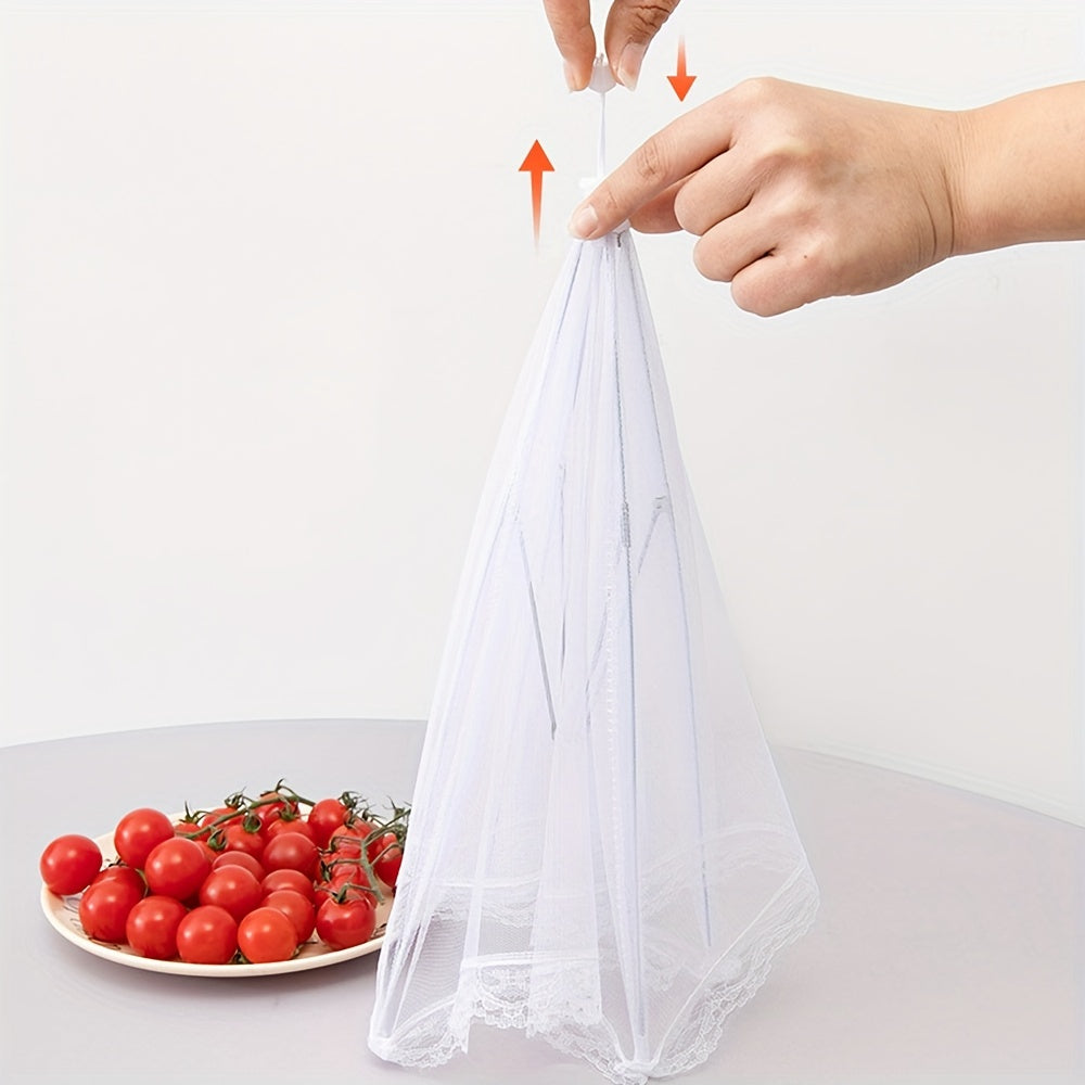 Stainless Steel Food Cover Tent for Picnics and Indoor Dining Insect Dust Protection