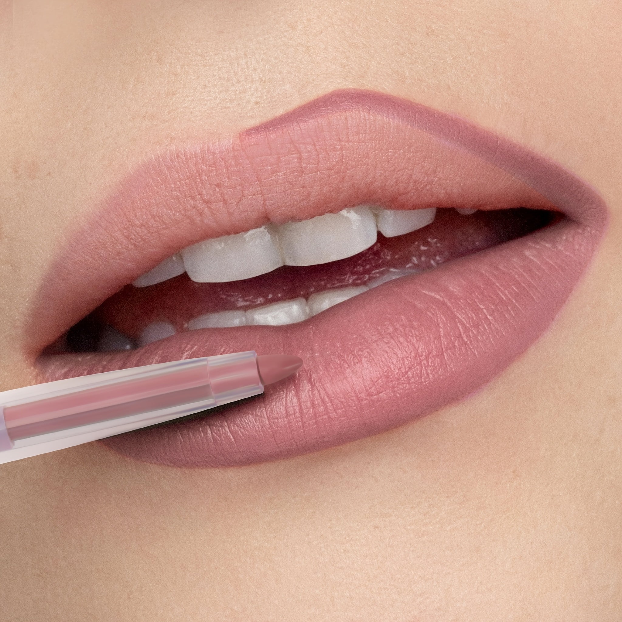 Lápiz labial mate nude para mujer, lápiz de labios de larga duración, a prueba de agua