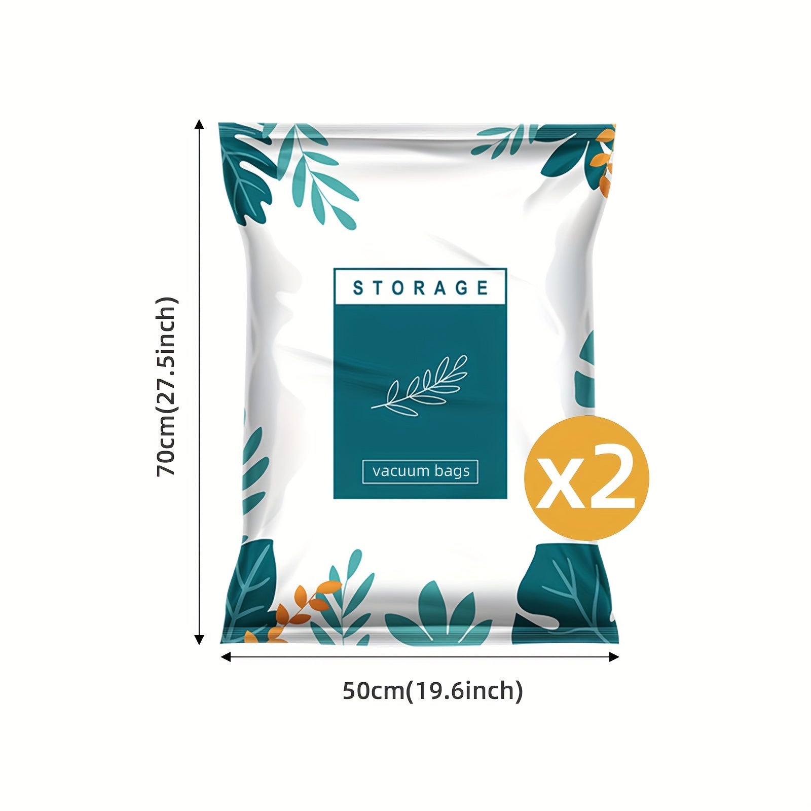 Vacuum Storage Bags Set of 2 4 or 6 with Hand Pump Space Saving for Clothes Quilts and Blankets