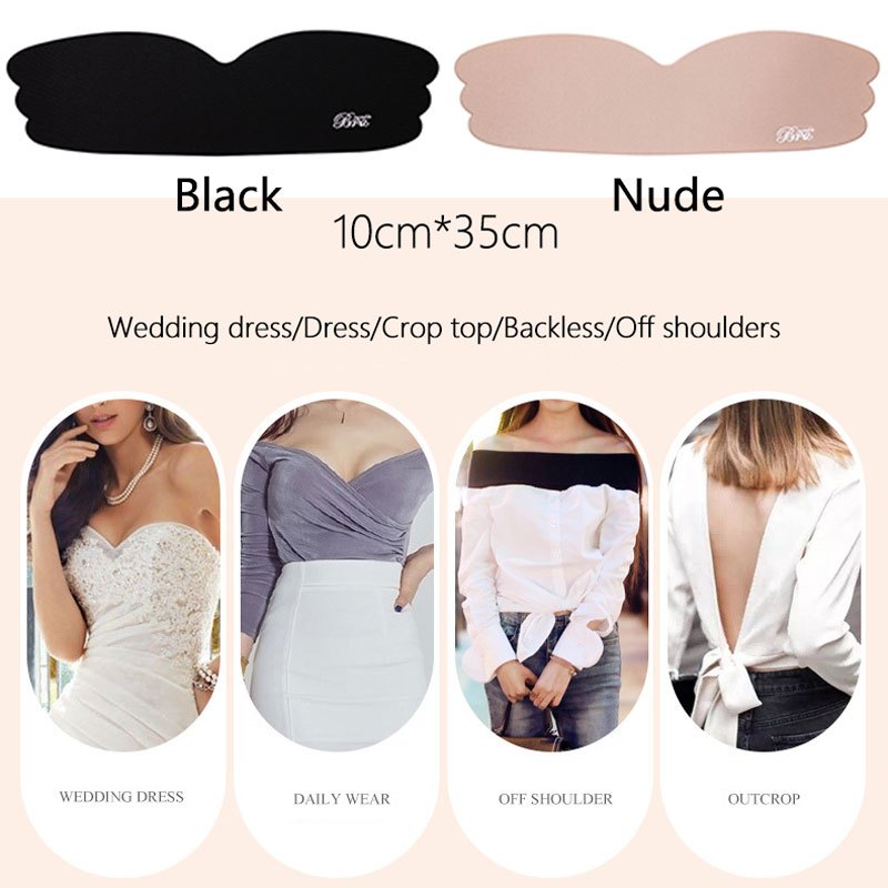 Silicone Nipple Bra for Women Wireless Push-Up Adhesive Underwear Accessories