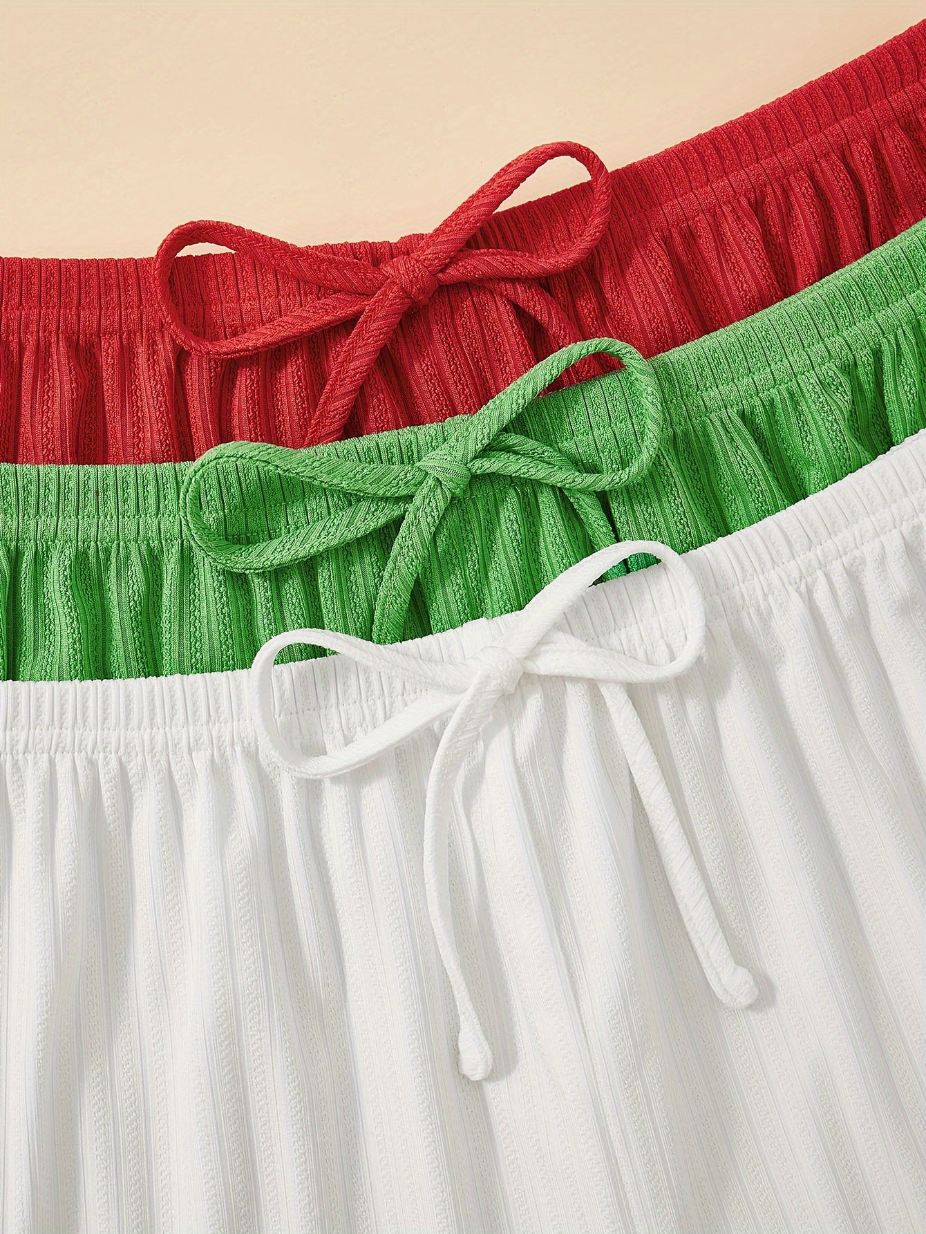 Women's Lace Trim Lounge Set V-Neck Cami Top and Elastic Waist Pants