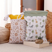 Waterproof Polyester Wet Dry Bag with Dual Zippers for Travel Beach Pool Gym