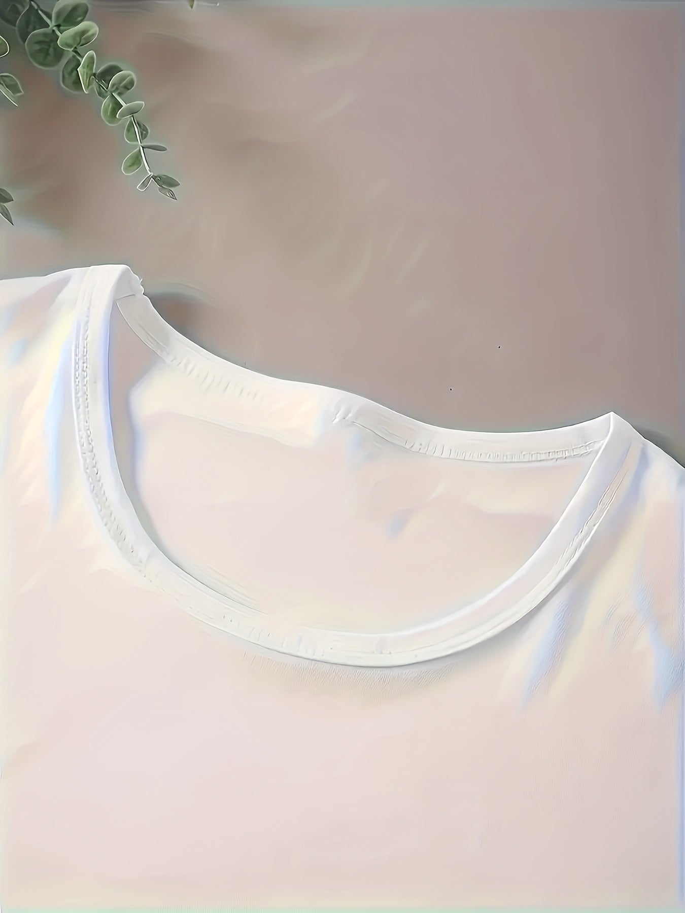 Plus Size Women's Casual Long Sleeve T-Shirt Soft Round Neck Letter Print Top