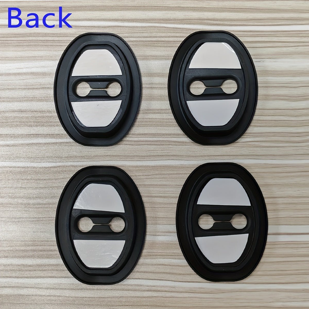 4Pcs Silicone Car Door Lock Cover Shock Absorber Protectors for Automotive