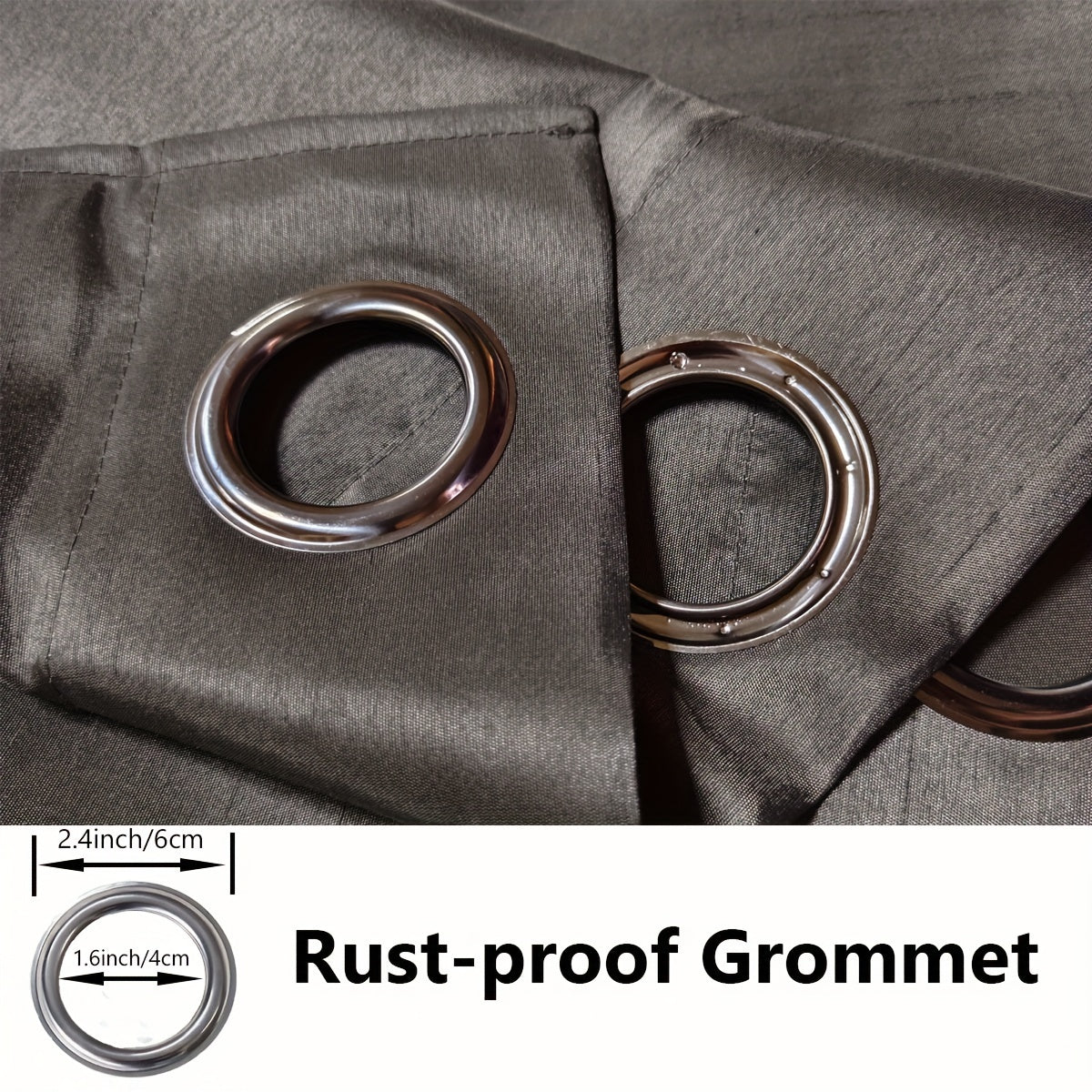 Imitation Silk Rope Curtain for Bedroom and Living Room Single Panel