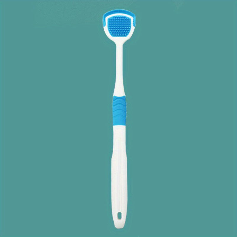 Adult Silicone Tongue Scraper for Bad Breath Relief Oral Care Tool
