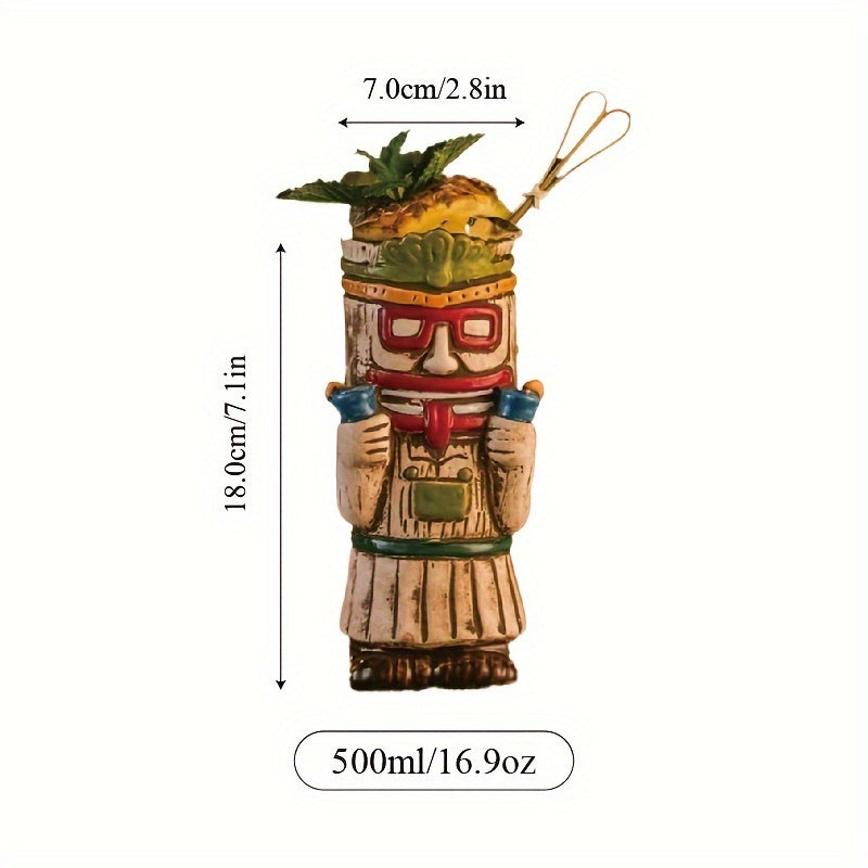 Hawaiian Tiki Cocktail Mug for Bars, Restaurants, Home Use