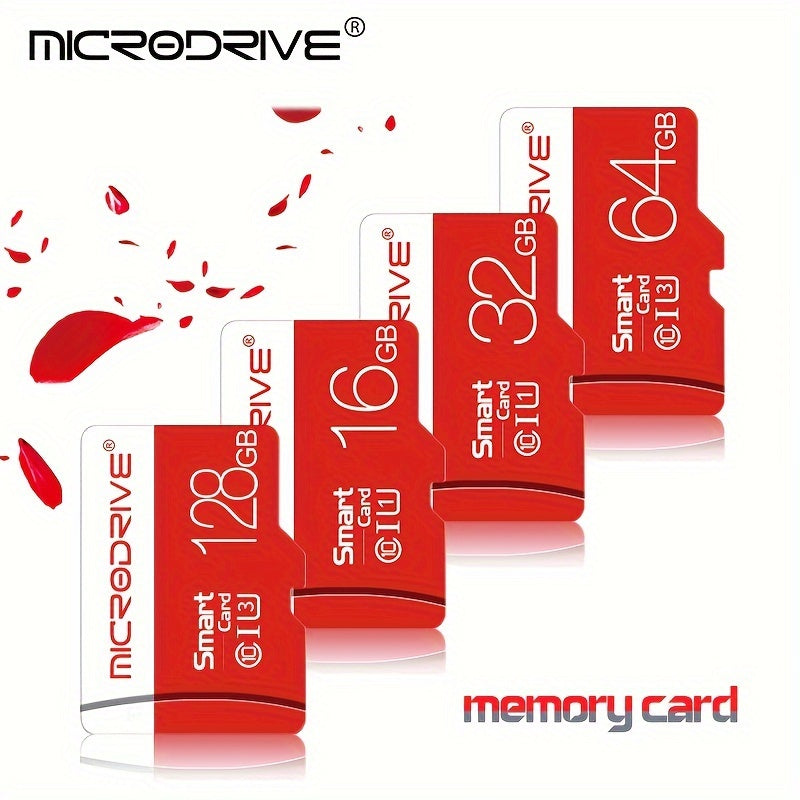 High-Speed U3 UHS-I MicroSD Card 4K HD Compatible 4GB to 256GB Memory Card