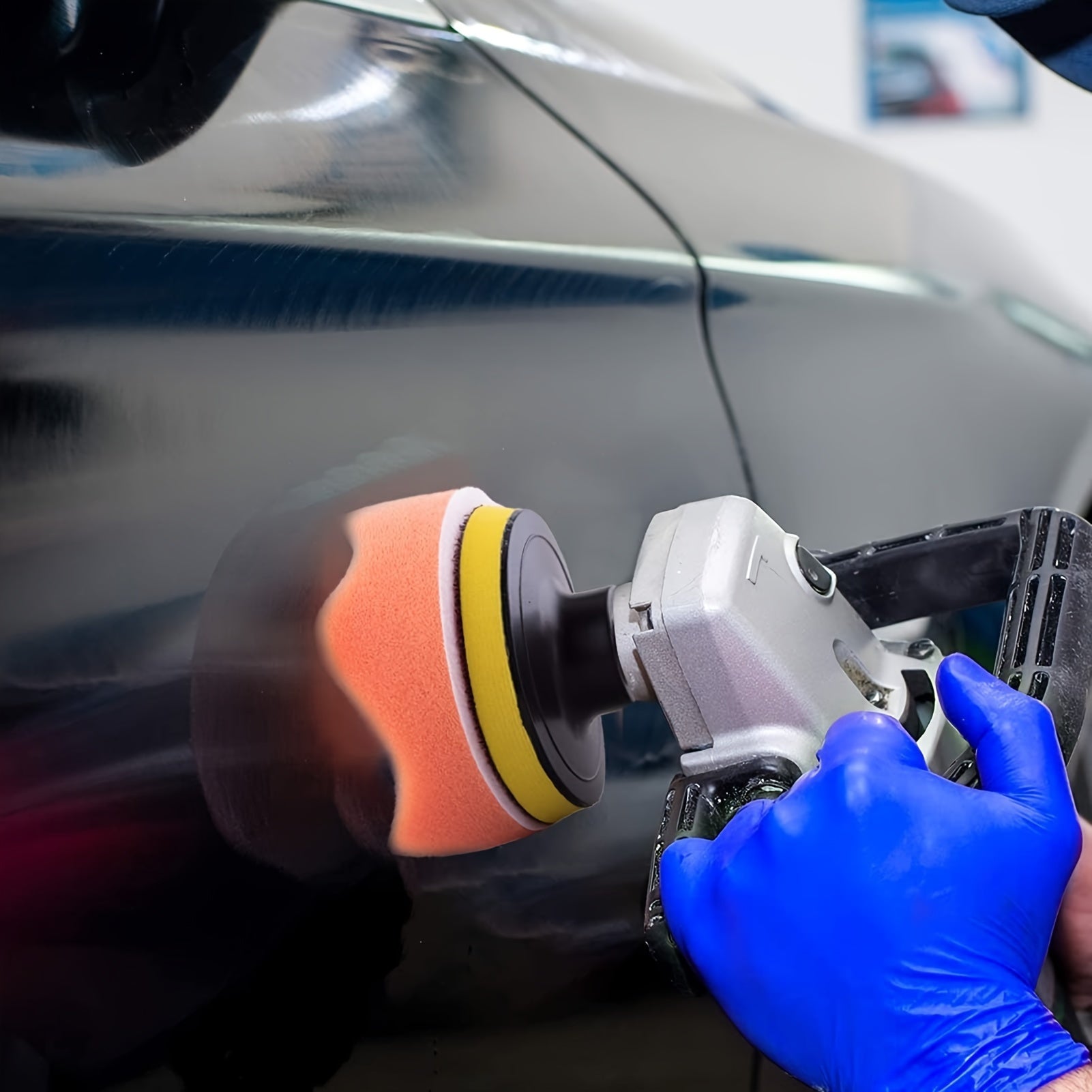 38pcs Car Foam Buffing Polishing Pads Kit Headlight Restoration Sponge Pads