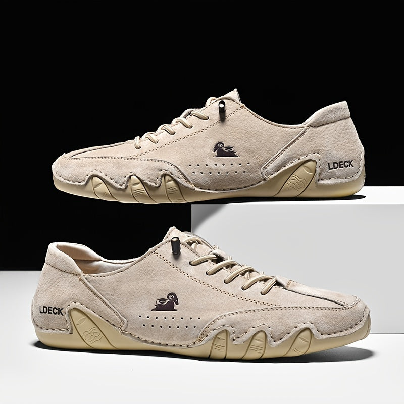 Men's Lightweight Casual Shoes Rubber Sole Fabric Insole Round Toe Summer Spring Fall