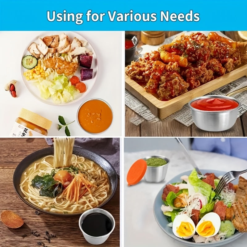 Noxud qotish qopqog'i bilan zanglamaydigan po'latdan yasalgan ziravorlar stakani - oshxona va ovqatlanish uchun ideal, qayta ishlatiladigan va zanglamaydigan.