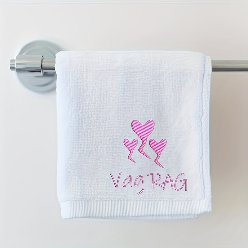 Cotton Heart Kitchen Towel Square 1g/㎡ Knit Fabric Valentine's Day Wedding Gift for Girlfriend