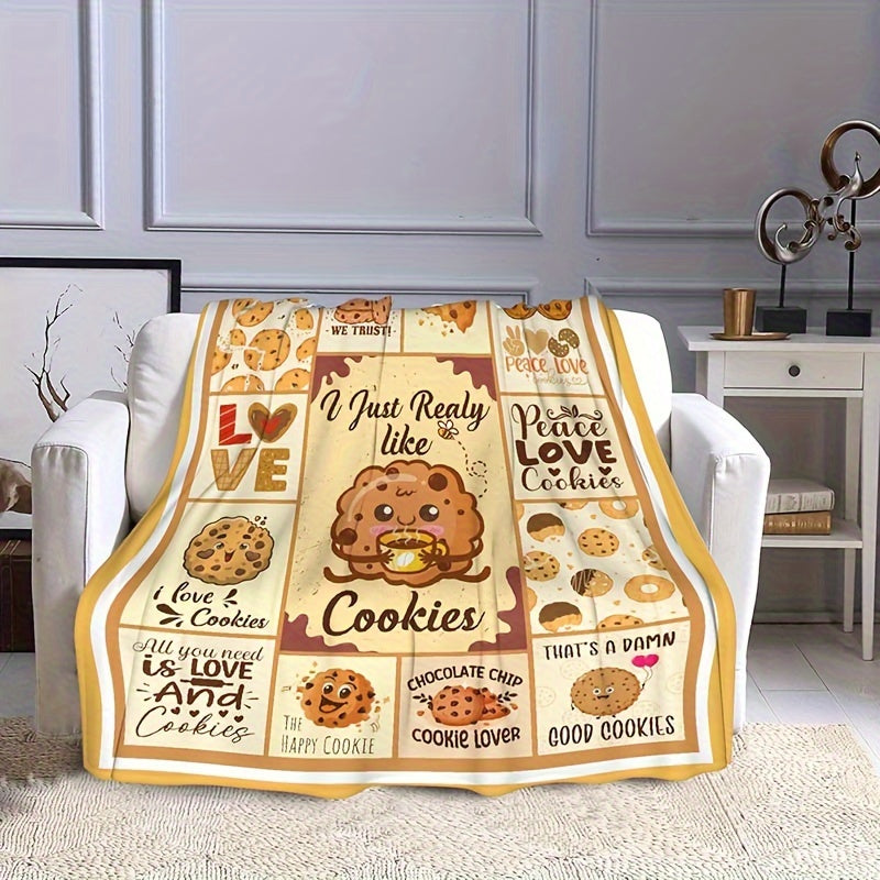 Reversible Flannel Fleece Throw Blanket Soft Lightweight for All Seasons