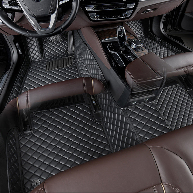 Car Floor Mat Waterproof PU Double Layer Trunk Mat for SUV Cargo Protection