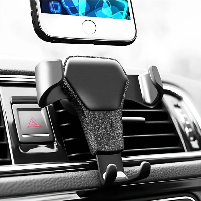 Soporte universal para coche con gravedad, clip de ventilación de aire, soporte ajustable para smartphone