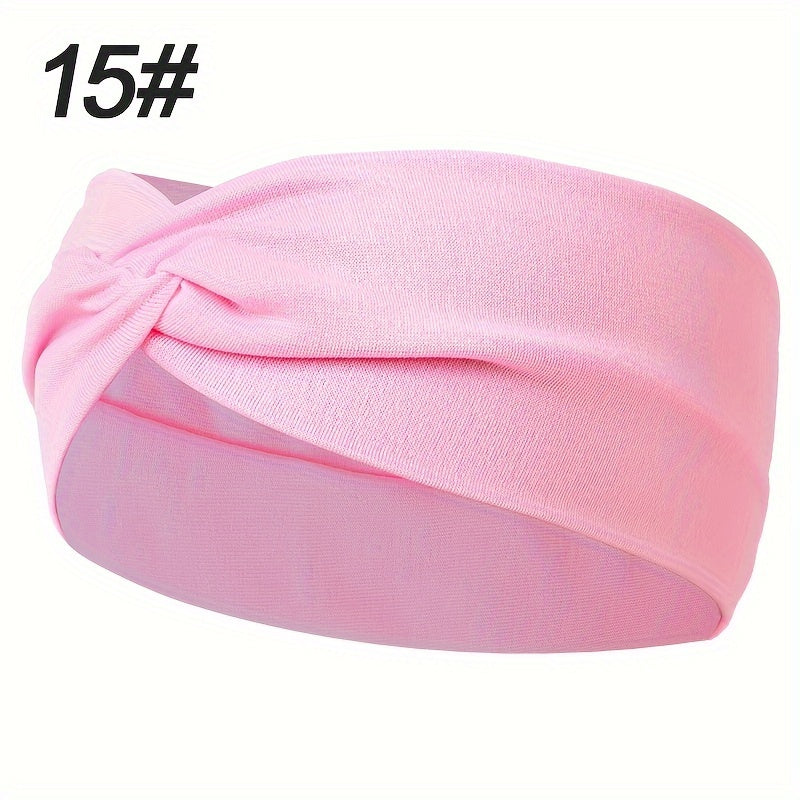 Ayollar uchun bir rangli burmalangan soch to'rva elastik terlash bantlari