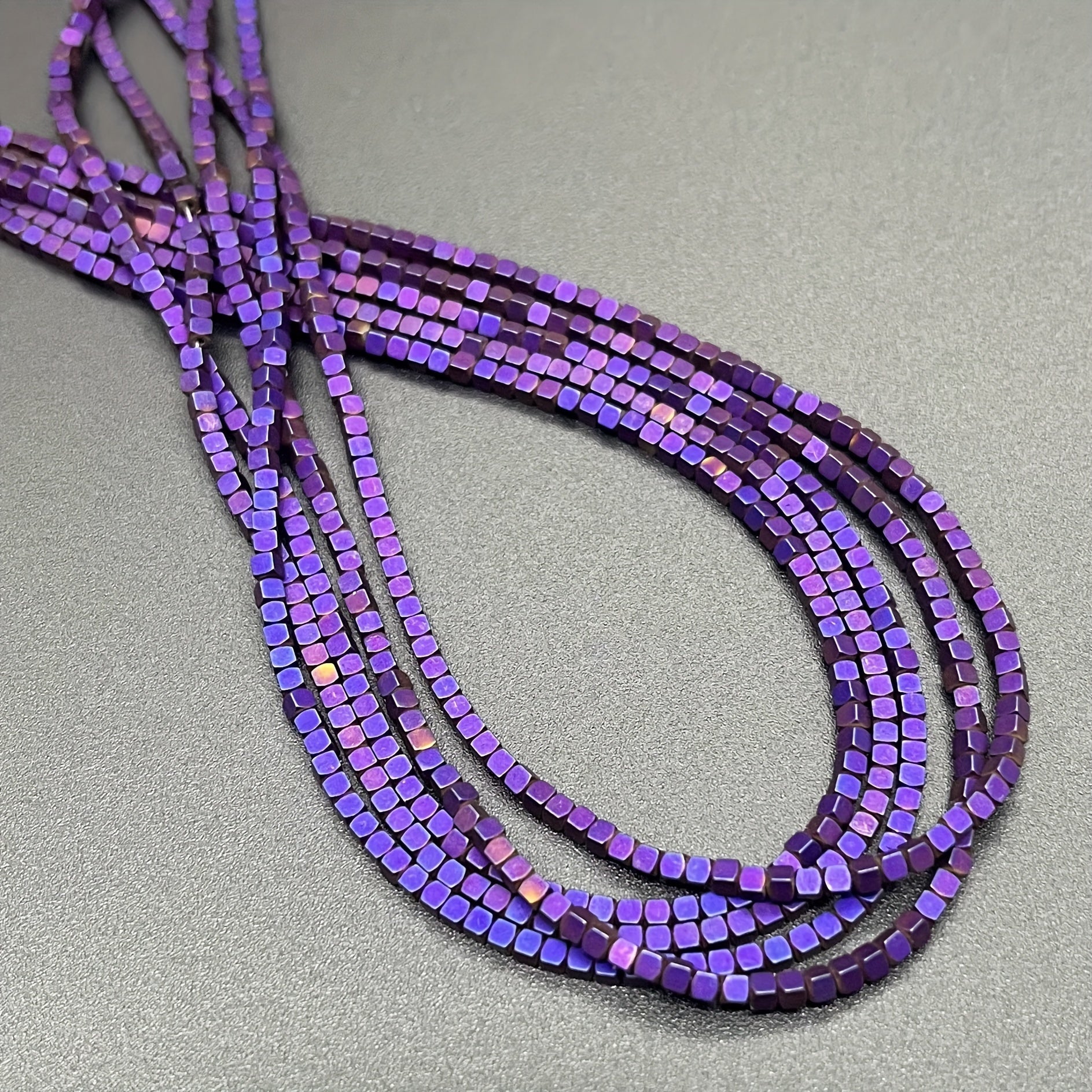 Hematite Small Square Beads 2/3mm Jewelry Making Supplies