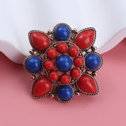 Enamel Lotus Brooch Pin for Coats and Skirts Stylish Dual-Use Jewelry