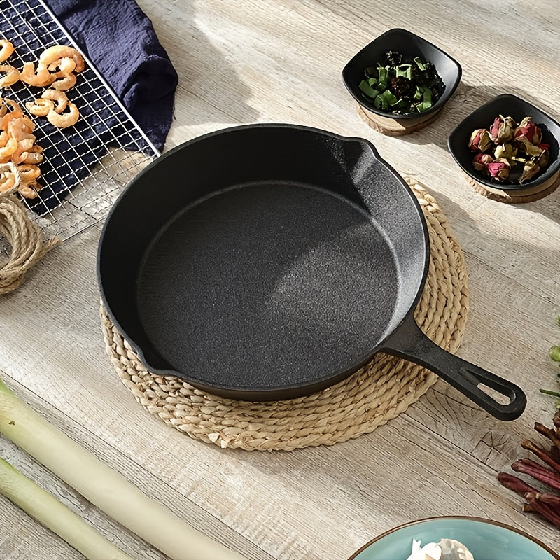 3 ta to'plam qattiq temirli skiletlar, dumaloq Teppanyaki grill panlari, yopishmaydigan tekis tagli qozonlar