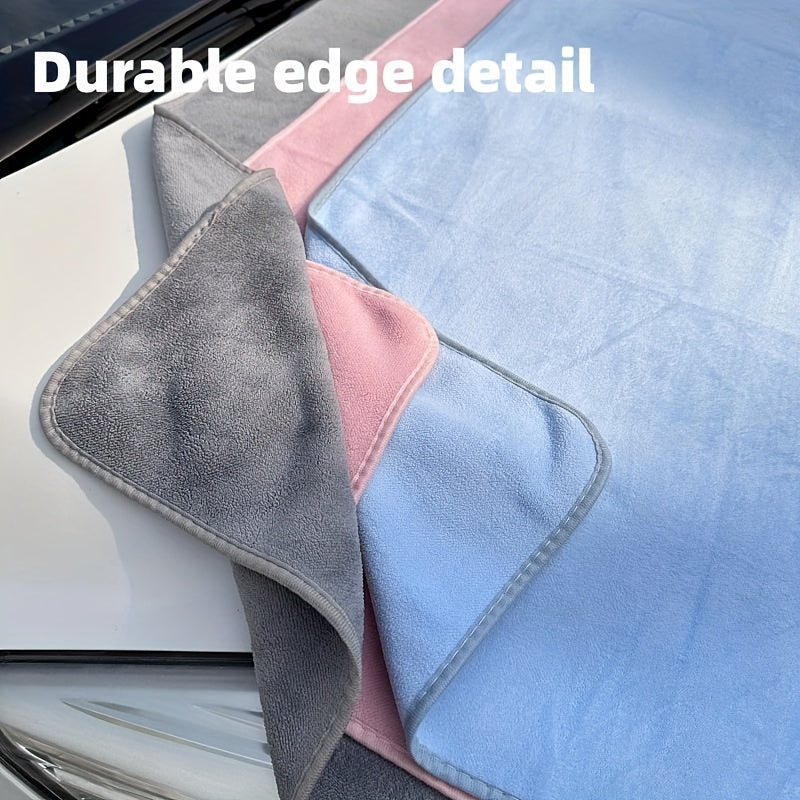 Микрофибровое полотенце для сушки автомобиля, сверхбольшое, сверхвпитывающее, для мойки и детализации автомобиля