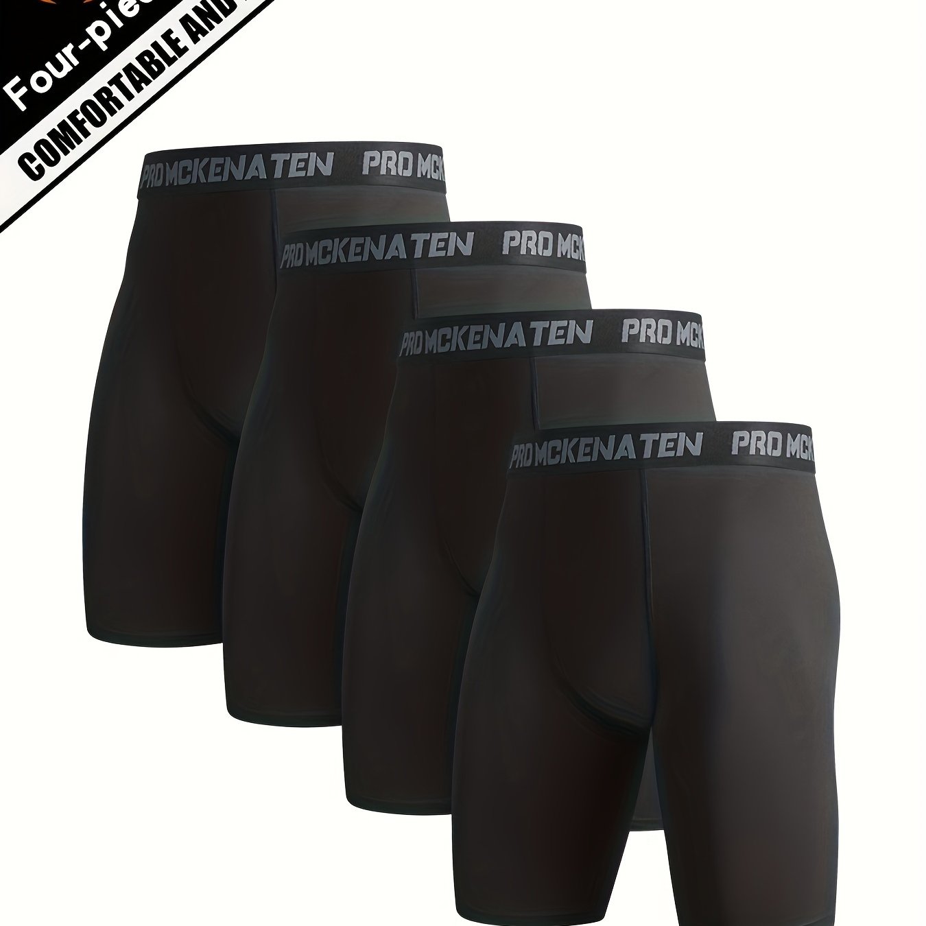 Women's Quick-Dry Solid Color Fitness Shorts Pack of 1-5 Polyester Spandex