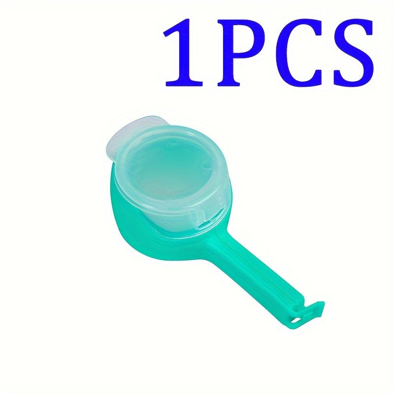 1, 2, 3, 4 yoki 5 ta ko'p maqsadli plastik oziq-ovqat sumkasi muhrlash kliplari, turli ranglarda, don saqlash uchun namlikdan himoyalovchi tarqatish nozzle bilan