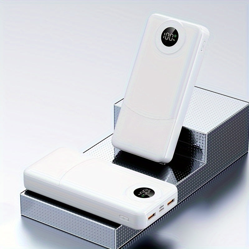 20000mAh Quvvat Banki Tez zaryadlash LED displey Ikki kirish chiqish portativ favqulodda zaryadlovchi iPhone Android uchun