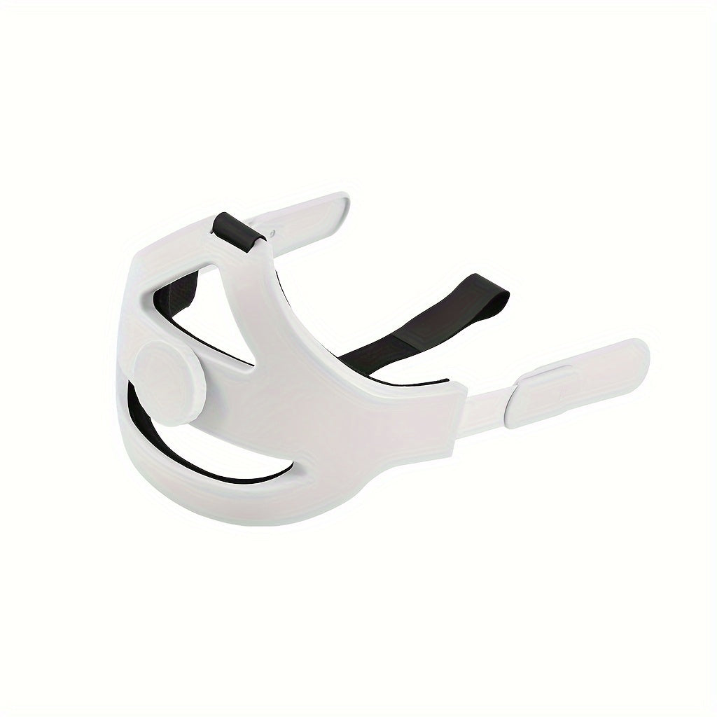 Ergonomic VR Head Strap for Quest 2 Adjustable Support Foam Cushion Durable ABS