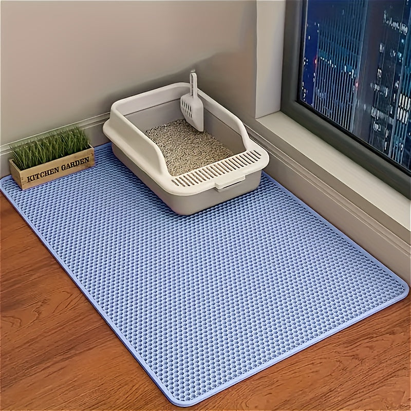 XL Double-Layer EVA Cat Litter Mat Waterproof Anti-Slip Urine Resistant Easy to Clean Durable Odorless 6 Colors