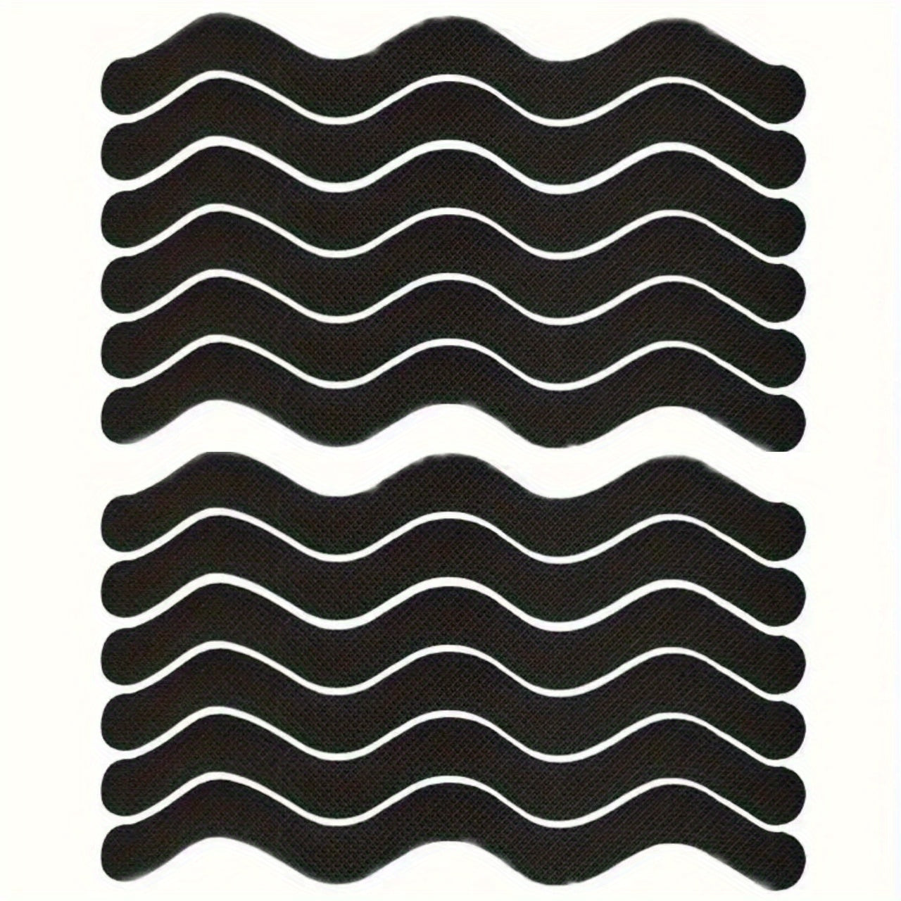 6/12pcs Anti-slip Bathroom Tub Safety Stickers S Shape Shower Slip Strips