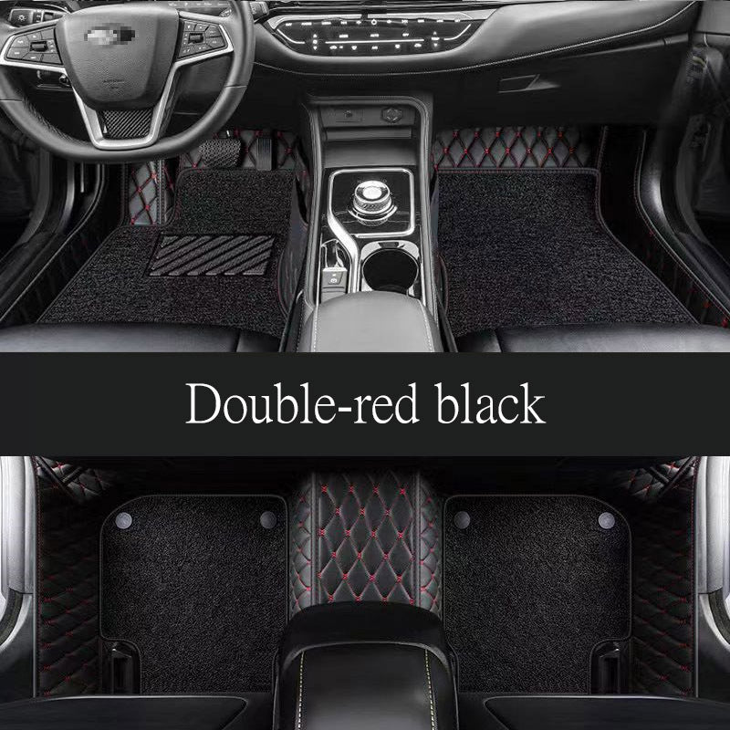 Car Floor Mat Waterproof PU Double Layer Trunk Mat for SUV Cargo Protection