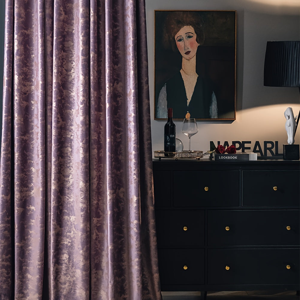 Cortina opaca de terciopelo para sala de estar, dormitorio, cocina y decoración del hogar