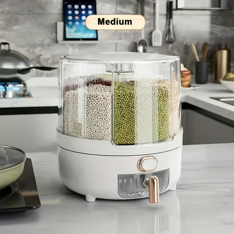 Large Capacity Plastic Grain Storage Container Moisture-Proof Insect-Proof Reusable