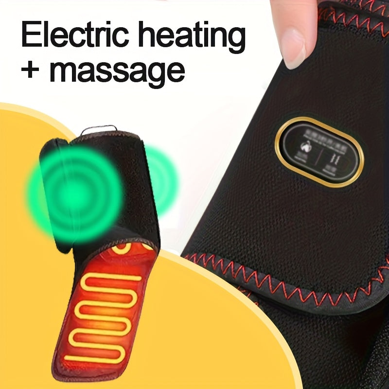 Unisex USB Heated Ankle Massager with Adjustable Temperature and Sports Protection