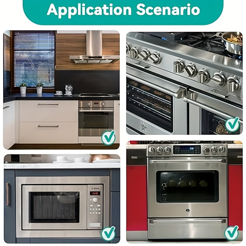 Child Safety Oven Lock Heat-Resistant Durable Kitchen Door Lock White