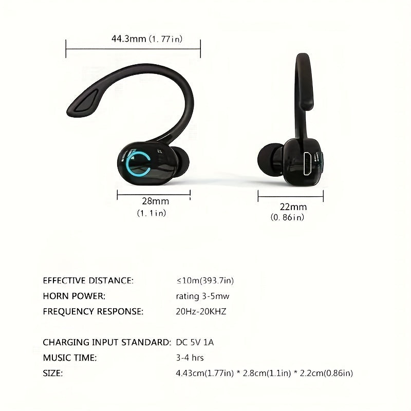 Wireless Headphones with Large Battery, Long Standby, Sports and Business Use