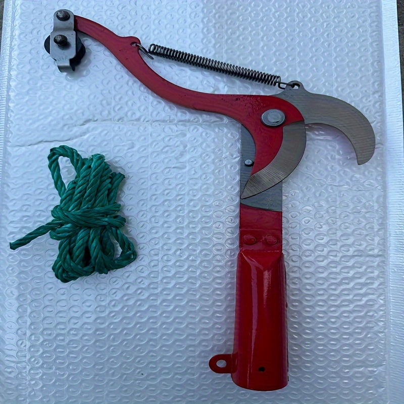 Modern Fruit Picker with Extension Rope and Pruning Shears for Home Use