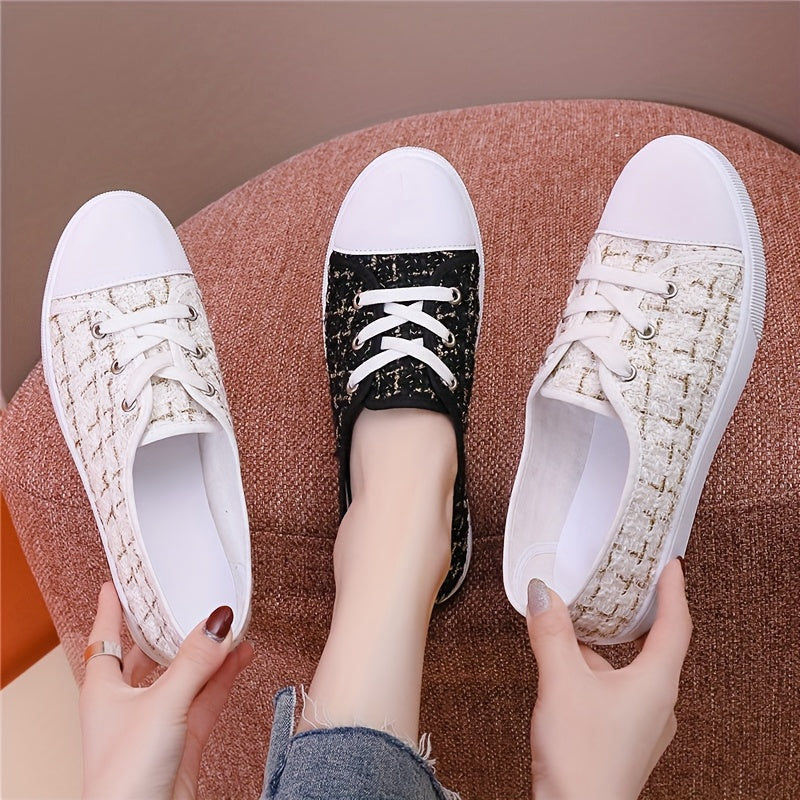 Women's Flat Shoes Casual Sneakers Lightweight Slip-Ons for Daily Wear