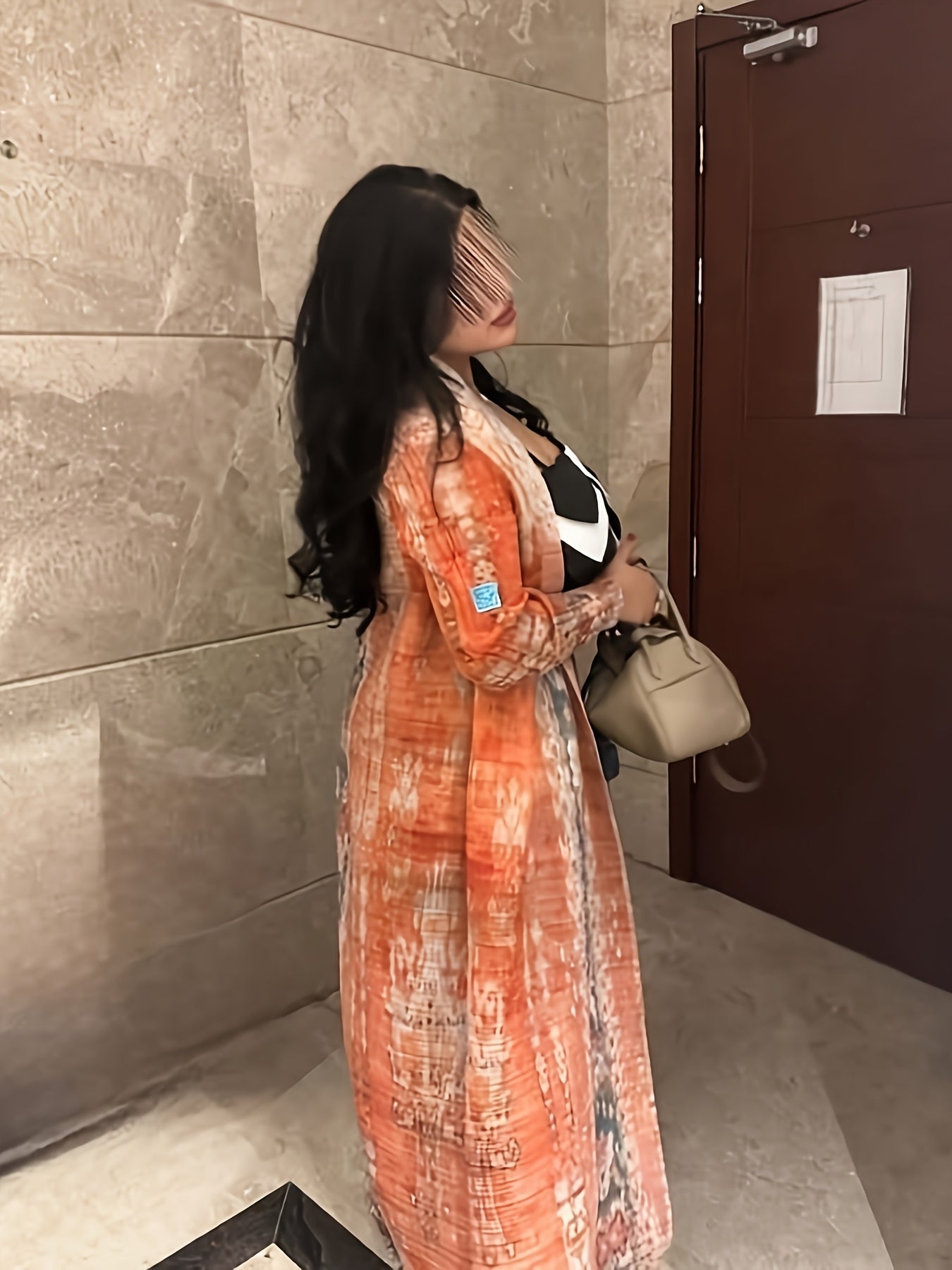 Abaya Kaftan de talla grande para mujer con estampado floral, ajuste suelto, cobertura para primavera y otoño