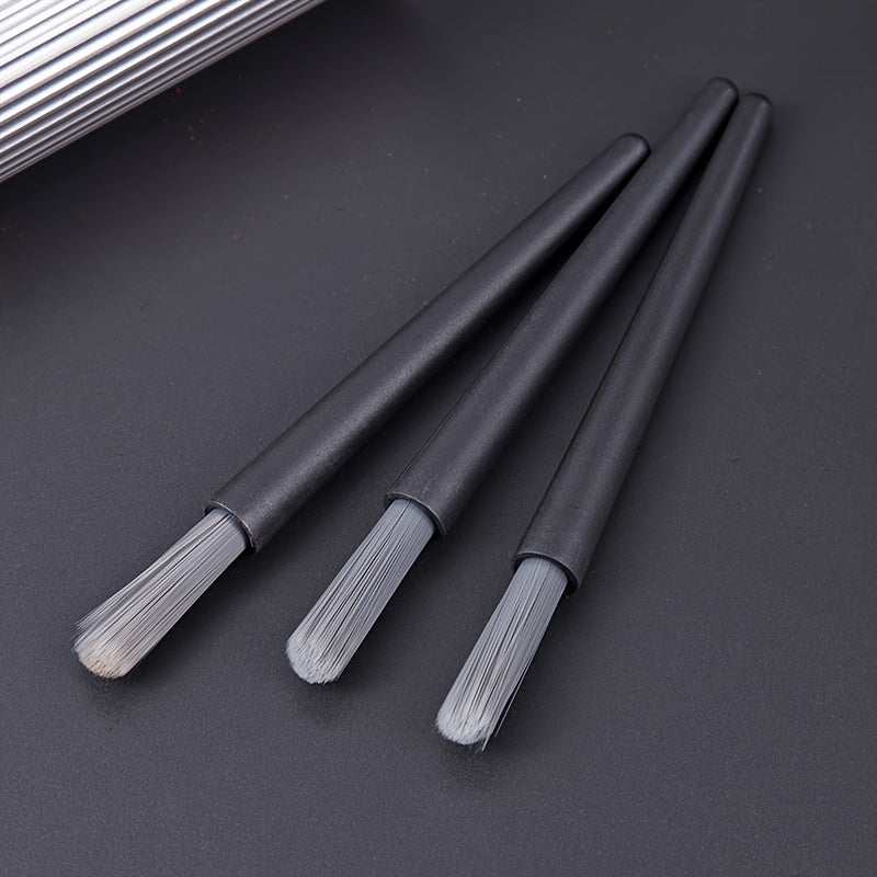 Stainless Steel Coffee Grinder Brush Set with Latte Art Pen and Cleaning Tools