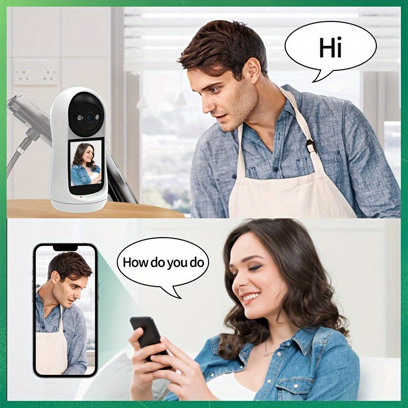 3MP WiFi Video Intercom with Night Vision Motion Detection Two-Way Audio Waterproof