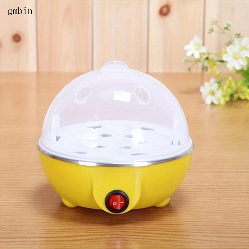 Egg Cooker Automatic Power-Off Steamer for 7 Eggs Multi-Function Single-Layer