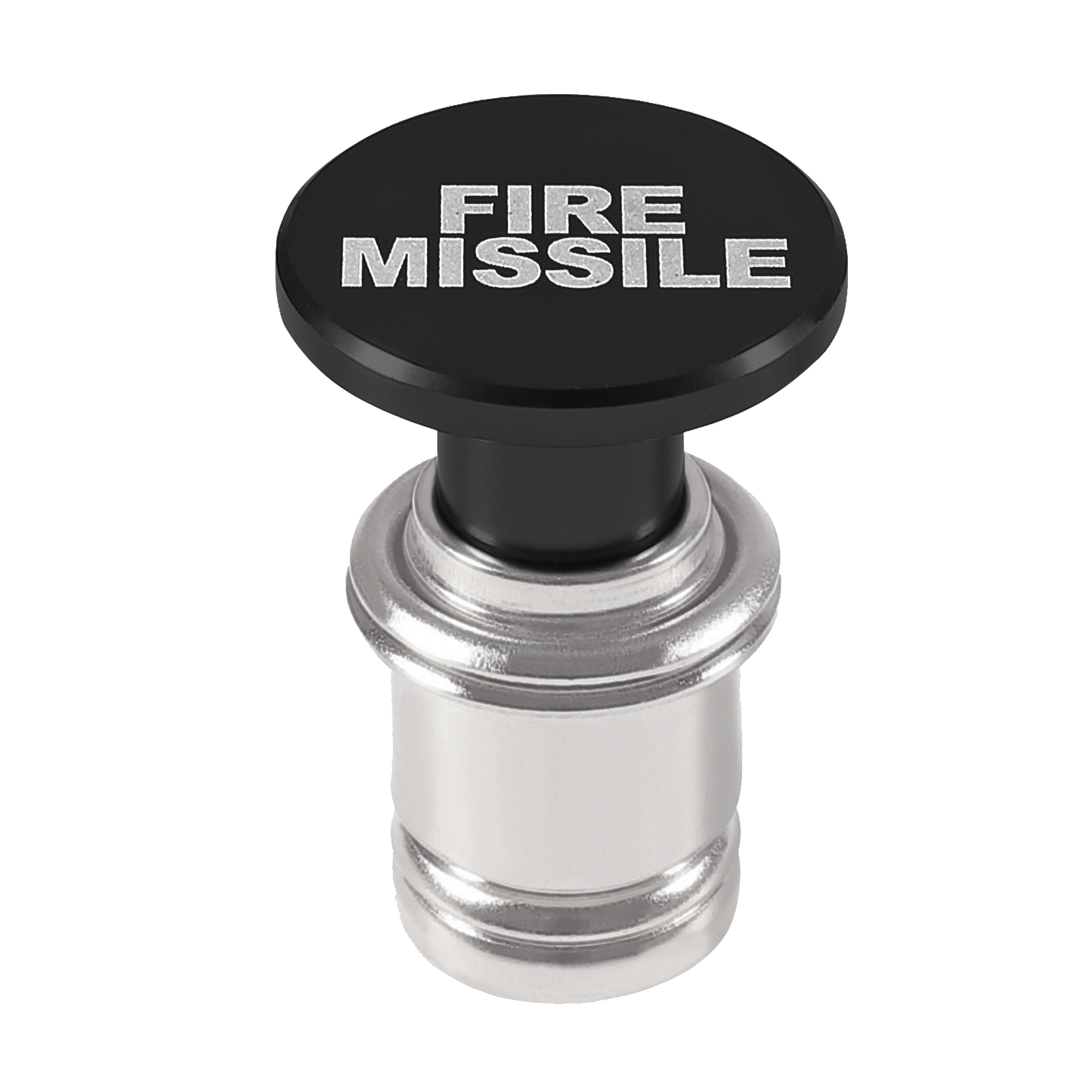 Car Plug Anodized Aluminum Fire Missiles Button 12V Replacement Vehicle