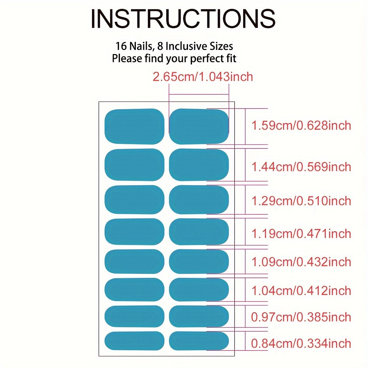 Pink Glitter Nail Wraps Set of 8 Sheets Self-Adhesive for DIY Nail Art