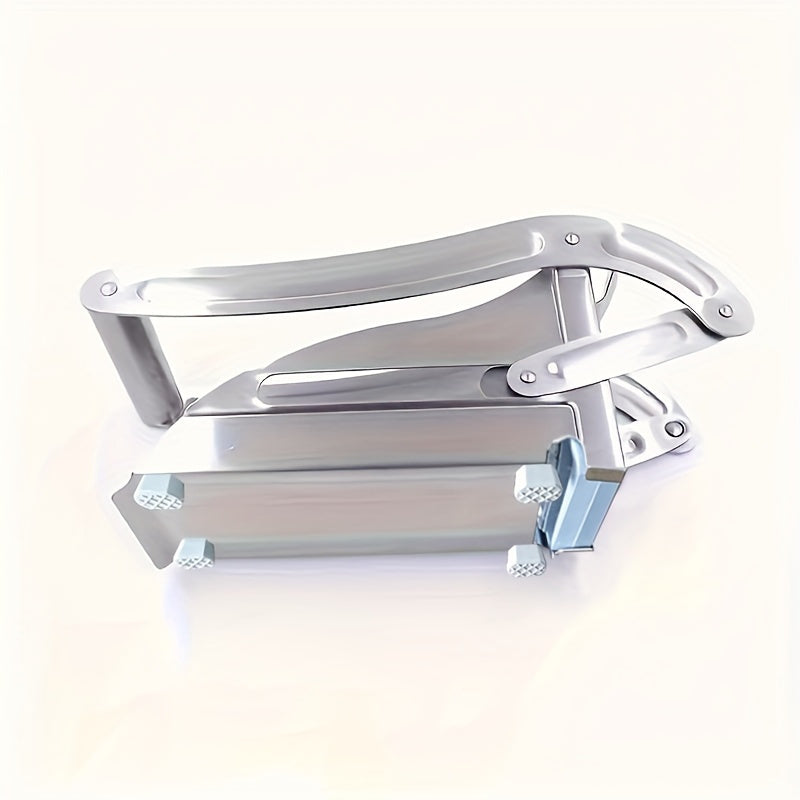 Stainless Steel French Fry Cutter Dual Blade Potato Slicer for Home and Restaurant